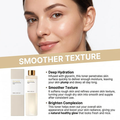 Silk Peptide Facial Toner & Serum Ampoule Set Duo, Korean Glass Skin Glow Care Revitalize Dry Tired-Looking Skin Women Gift Set