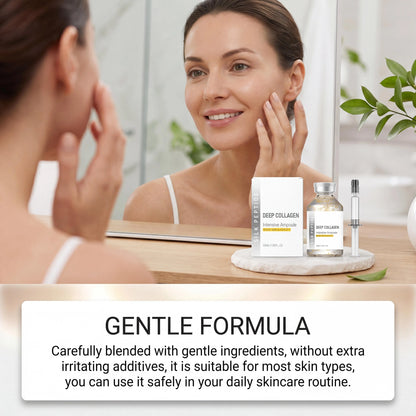 Silk Peptide Facial Toner & Serum Ampoule Set Duo, Korean Glass Skin Glow Care Revitalize Dry Tired-Looking Skin Women Gift Set